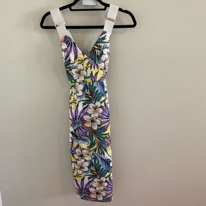 JLUXLabel Midi Tropical Floral Dress